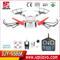 WL WLtoys V686K FPV WiFi Headless Modo 4CH 6-axis Gyro Celular Controle RC Quadcopter Drone com Câmera Modo 2 Branco RTF